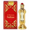 Основу всех парфюмерных произведений арабского нишевого бренда Al Haramain Perfumes составляют натуральные эфиры, выработанные в соответствии со старинными рецептами. Благодаря своей особой маслянистой фактуре, такой парфюм способен каждый раз раскрываться по-новому, в зависимости от типа кожи, погоды и даже времени суток. Несмотря на свое название, Al Haramain Sultan - исключительно женственный парфюм. Его звучание формируется тонкими переплетениями цветочно-фруктовых интонаций с глубокими тонами согревающей амбры. В начальных нотах доминируют кисло-сладкие фруктовые оттенки клубники и ананаса, особая пикантность которых обеспечена легким привкусом корицы. Ноты сердца характеризуются соединением нежных цветочных аккордов с освежающими тонами зелени. Шлейфовый аккорд наполнен сладковатыми, лишенными приторности нотками амбры и сандаловой древесины. Постепенно раскрывающийся аромат окружает свою владелицу нежностью и по-настоящему летним теплом.
